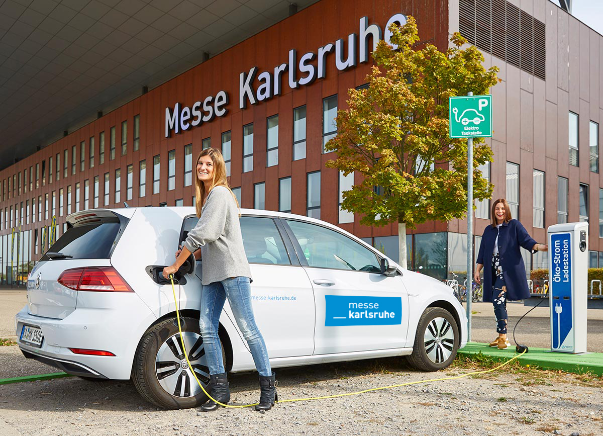 Charging station for electric cars